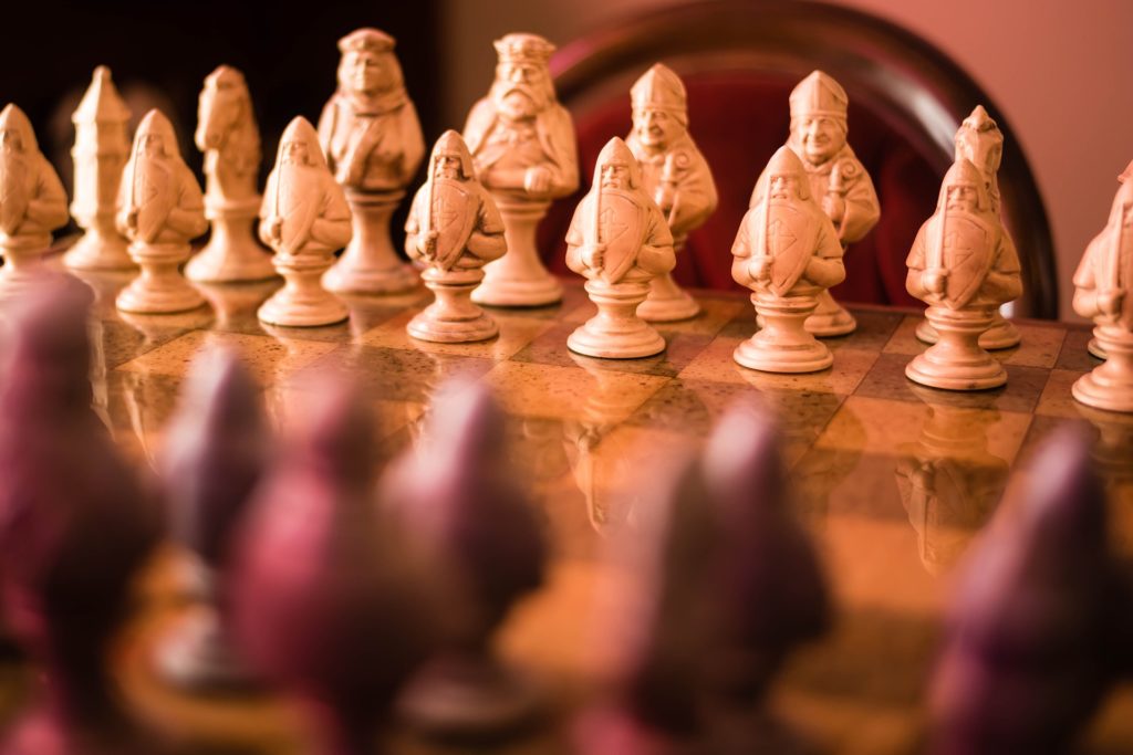 partida de ajedrez política