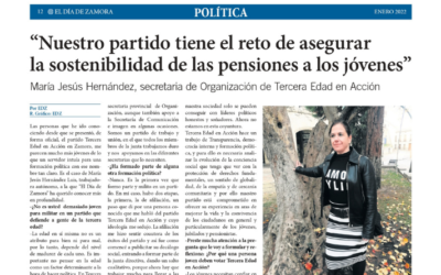 Entrevista a María Jesús Hernández de Tercera Edad en Acción Zamora