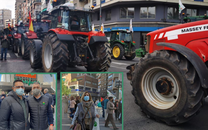 Tercera Edad en Acción Murcia agricultura manifestación
