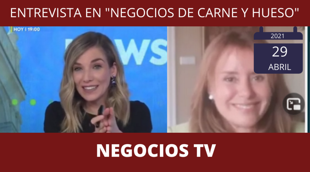 Nuria Martínez Ros Tercera Edad en Acción Negocios TV televisión entrevista elecciones Madrid